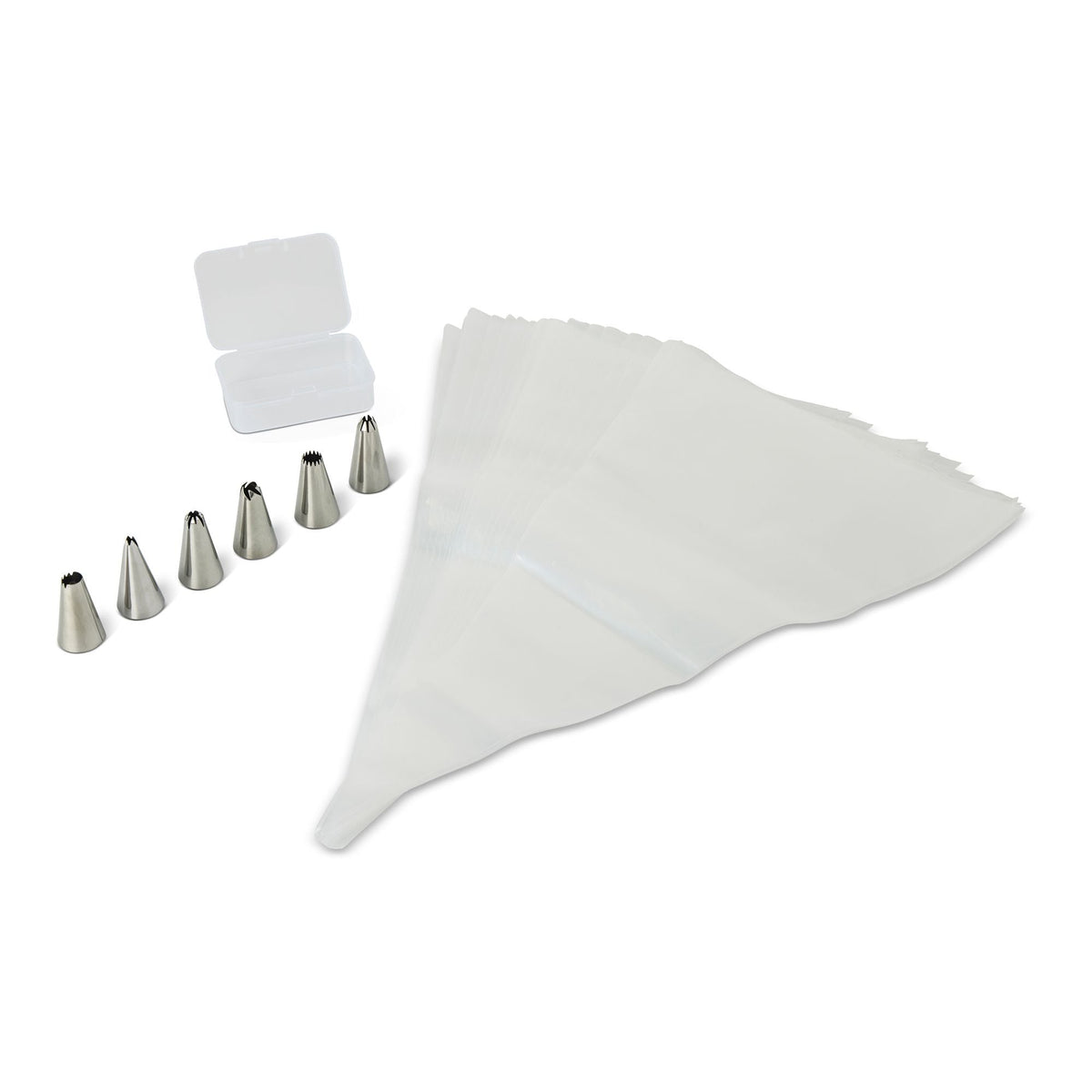 Disposable Piping Bags with 6 Tips, 30-pc U2C7 - product image 1