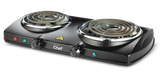 Double Burner Hot Plate, Black, 1500W L2S3 - product image 1