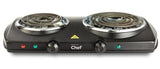 Double Burner Hot Plate, Black, 1500W L2S3 - product image 2