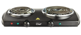 Double Burner Hot Plate, Black, 1500W L2S3 - product image 3