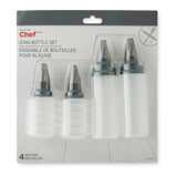 Icing Bottle Set with 4 Different Tips, 4-pc T5X6 - product image 3