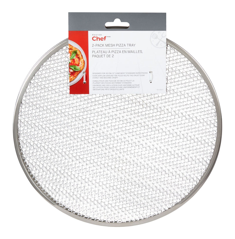 Mesh Round Pizza Tray Set, 2-pk F7F6