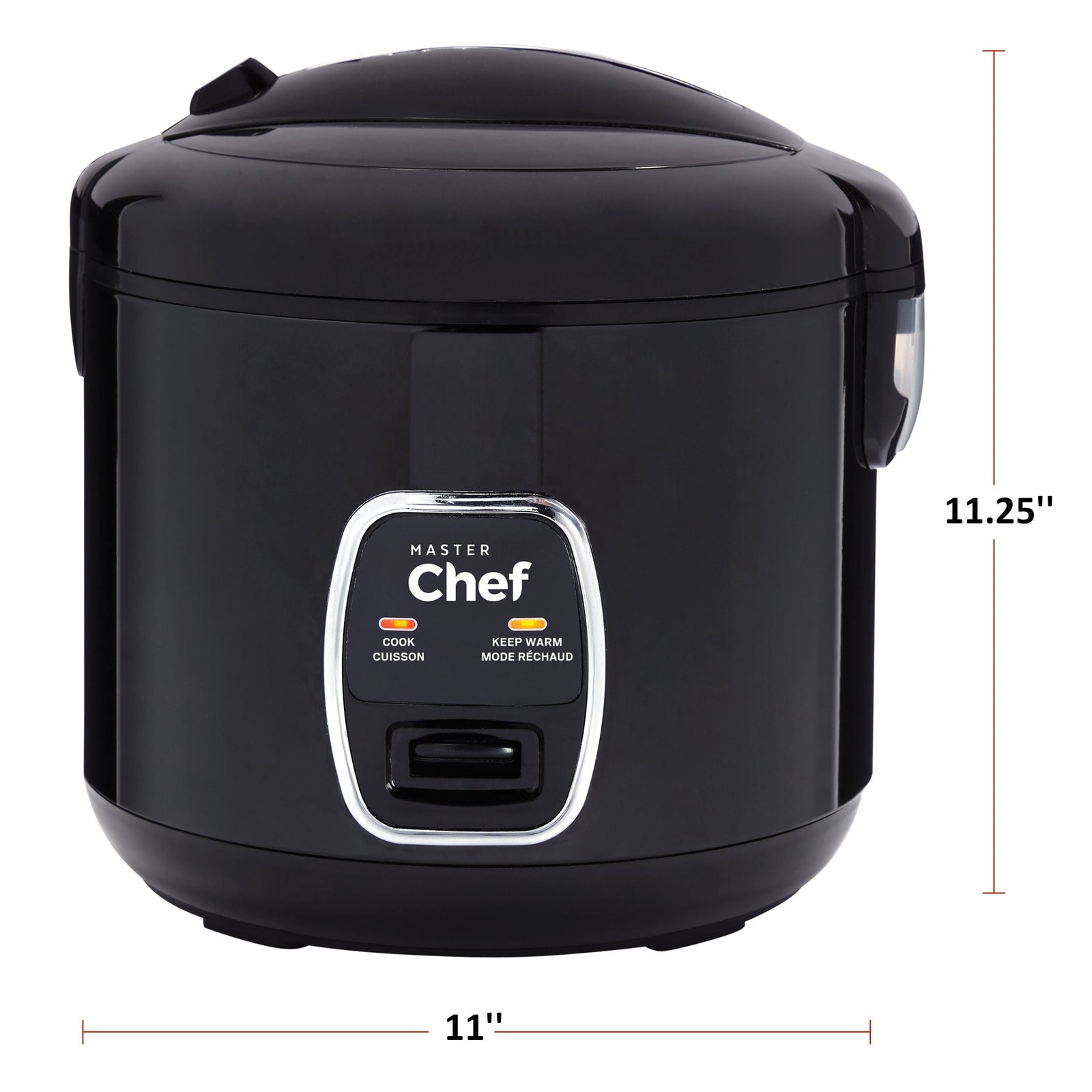 One-Touch Non-Stick Rice Cooker & Steamer, Black, 20 Cups O6S0 - product image 6