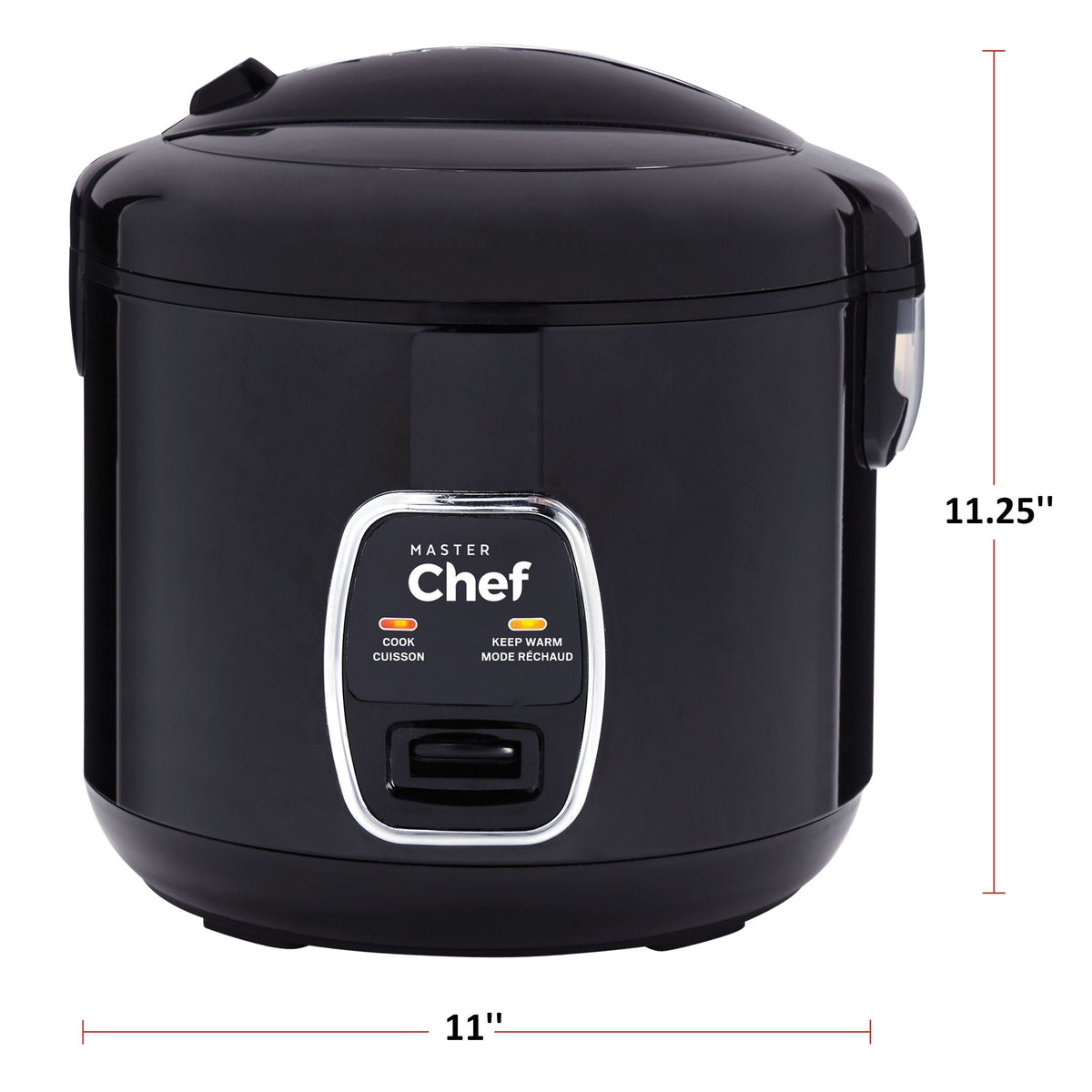 One-Touch Non-Stick Rice Cooker & Steamer, Black, 20 Cups M3O7 - product image 6