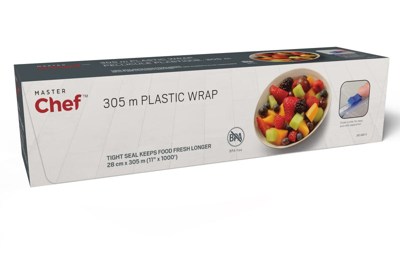Plastic Food Wrap with Slide Cutter O0V4
