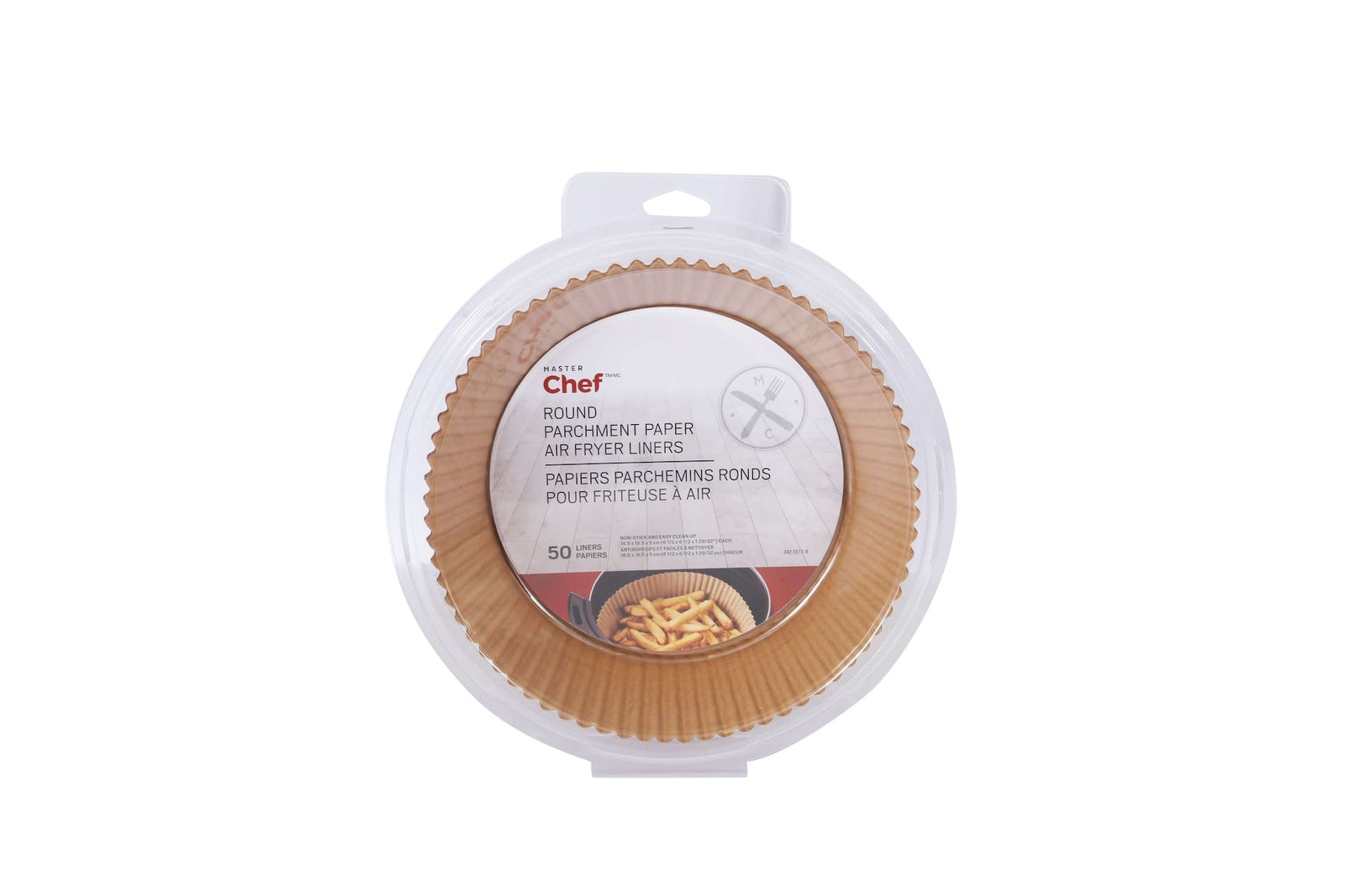 Round Air Fryer Liner, 16.5-cm, 50-pk Y5K8 - product image 1