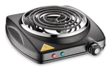 Single Burner Hot Plate, Black, 1000W C5G6 - product image 1