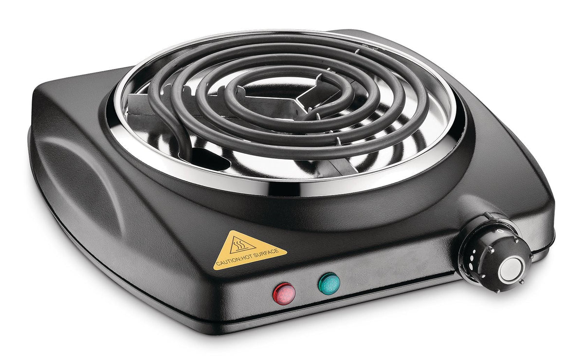 Single Burner Hot Plate, Black, 1000W C5G6 - product image 1