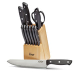 Stainless Steel Knife Block & Kitchen Starter Kit, Ergonomic Grip, 22-pc X4K6 - product image 1