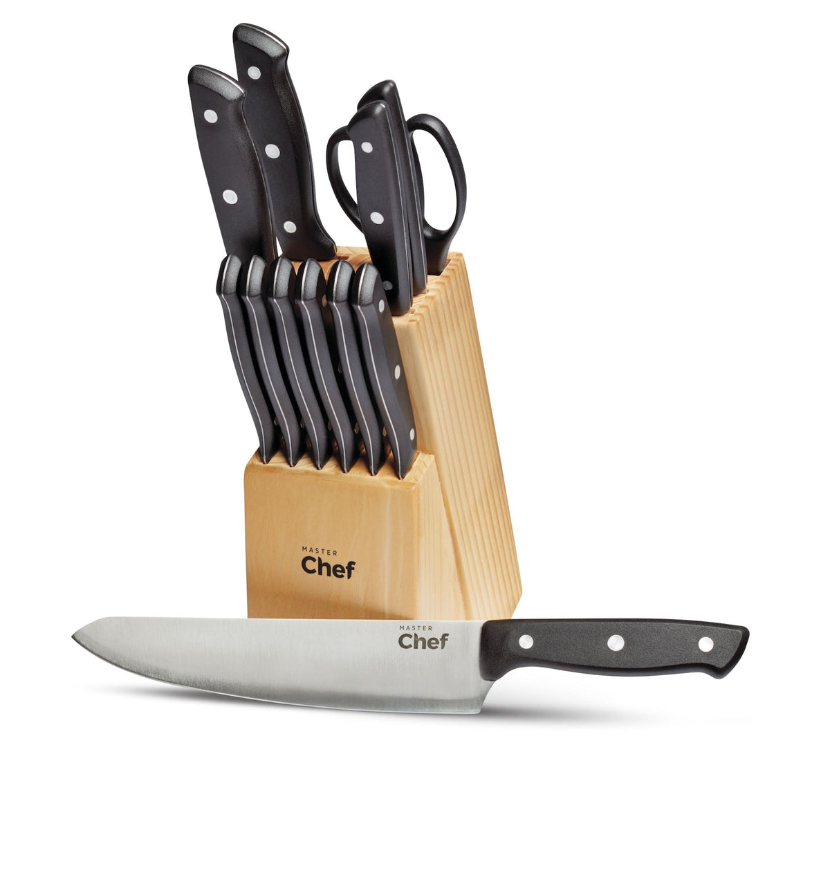 Stainless Steel Knife Block & Kitchen Starter Kit, Ergonomic Grip, 22-pc Y0Z9 - product image 1