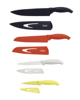 Stainless Steel Knife Set with Sheaths, Dishwasher Safe, 4-pc G8L0 - product image 1