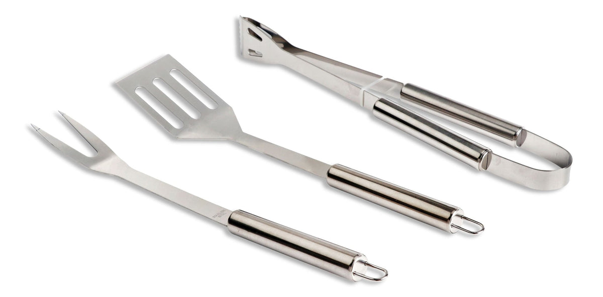 Stainless Steel Outdoor BBQ Grill Accessories Tools Set, 3-pc Z0V8 - product image 1