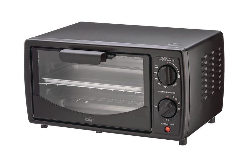 4-Slice Compact Toaster Oven, 2-Rack, Black Z9K1