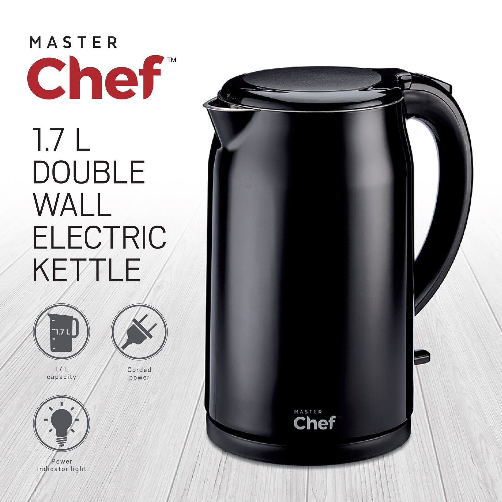 Double Wall Kettle with Push Button Lid, 1.7-L X7C3 - product image 2