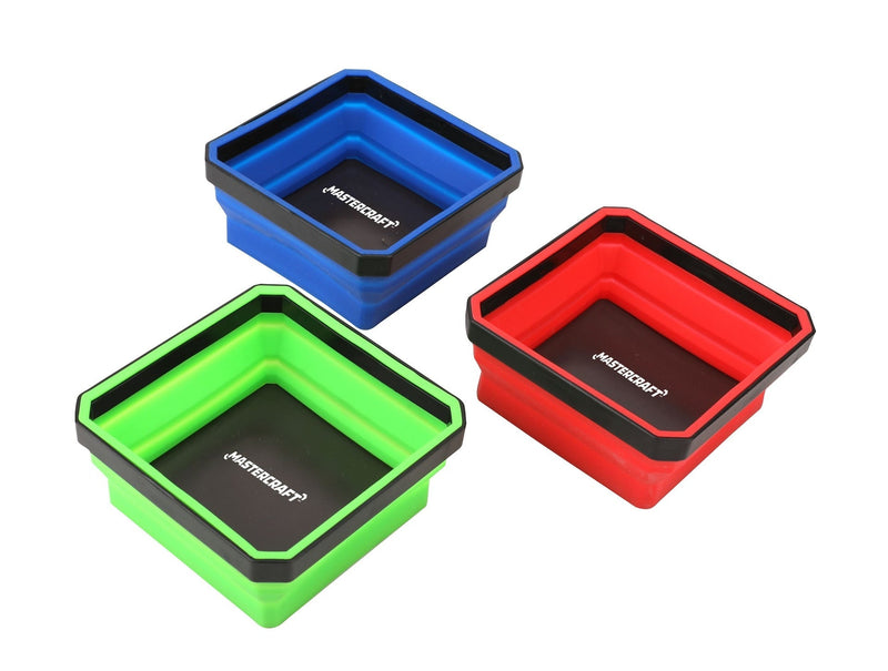 3 Piece Collapsible Magnetic Parts Tray O5E6