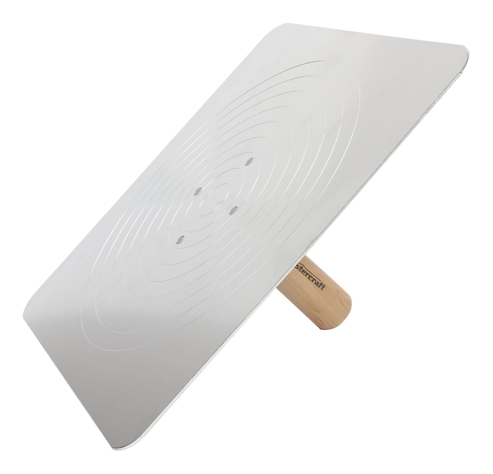 Aluminum Hawk, with Wooden Handle, Plaster & Drywall Tool, 13 x 13-in X3S3 - product image 2