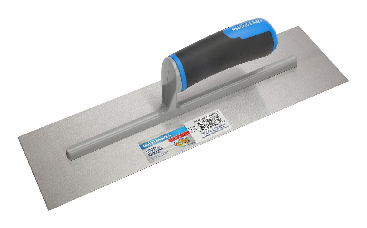 Ergonomic Steel Cement Trowel For Masonry & Concrete Work, 4 x 14-in O0V8 - product image 1