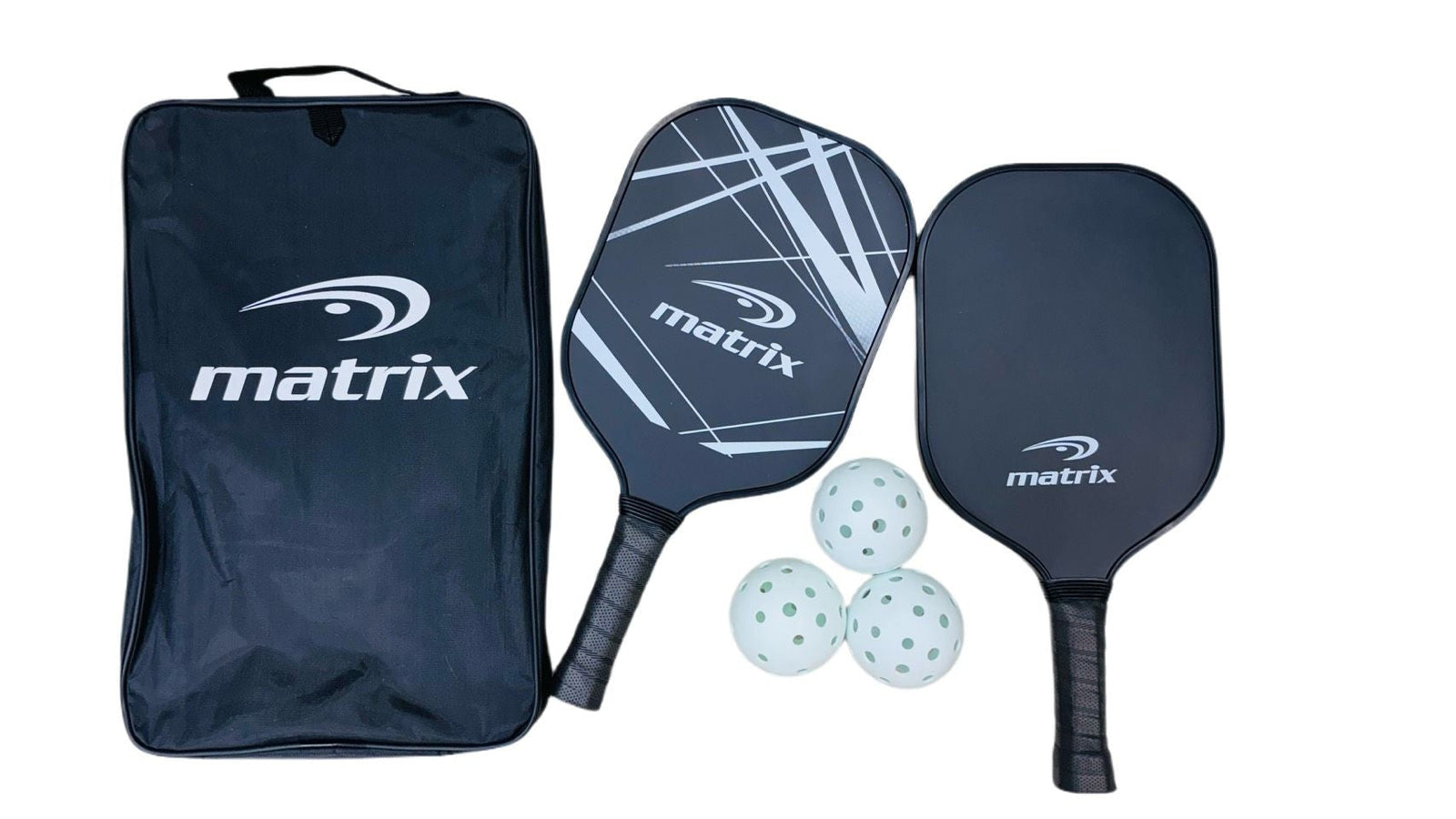 Recreational Official Size Pickleball Paddle/Racket & Ball Set, 5-pc L8Q8 - product image 1