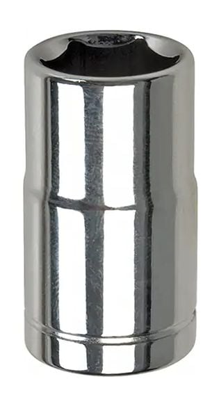 1/4-in Drive Assorted Sizes Regular Socket, 6-Point, Nickel-Chrome Plating R8B0