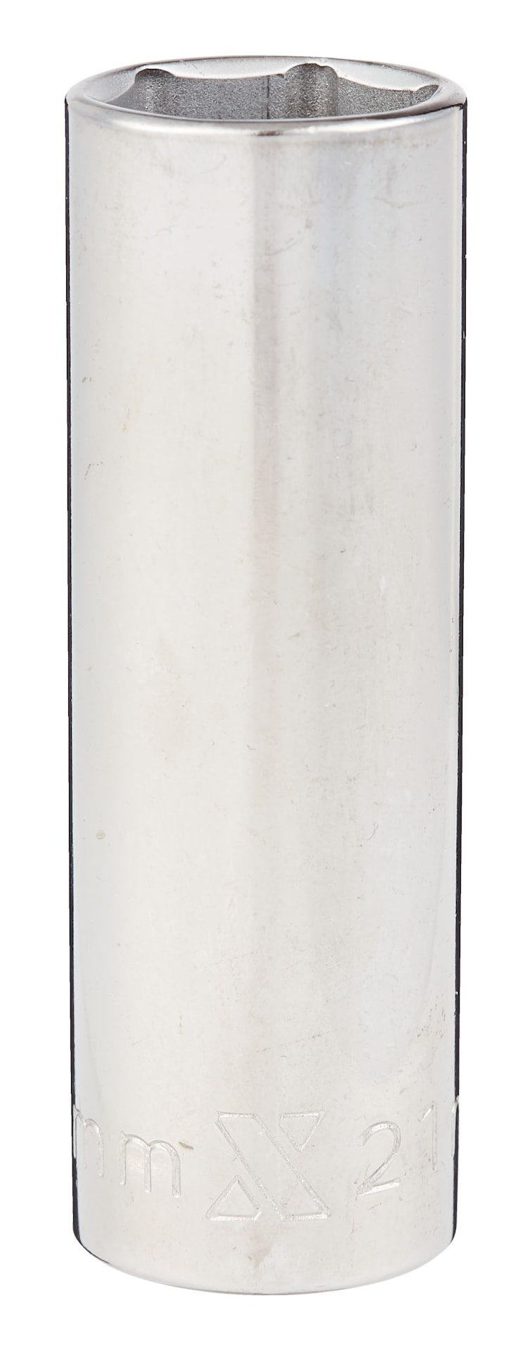 21mm 1/2-in Drive Deep Socket 6-Point, CRV, Chrome Plating F9W7 - product image 1