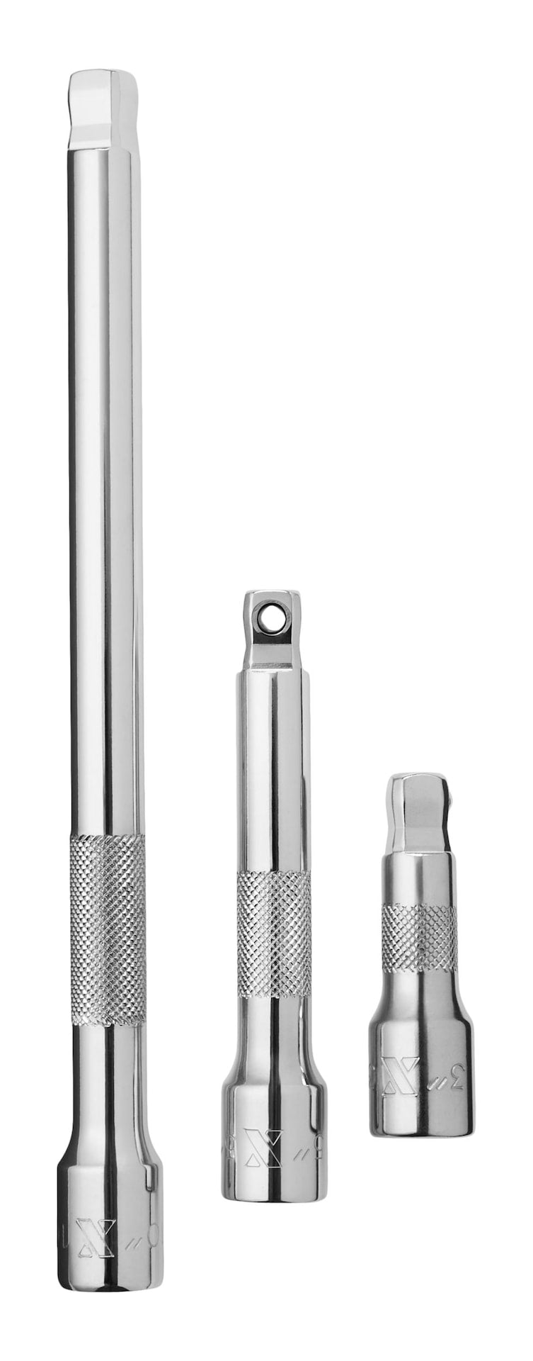 3 Piece 1/2" Drive Wobble Extension Bar Set W0S8