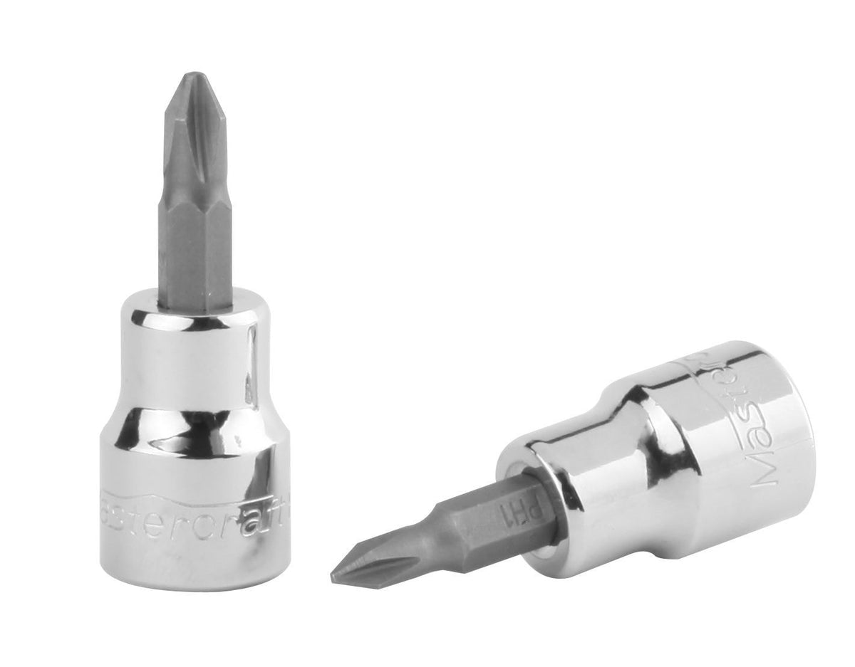 3/8-in Drive Philips Bit Socket, Assorted Sizes N5F1 - product image 1