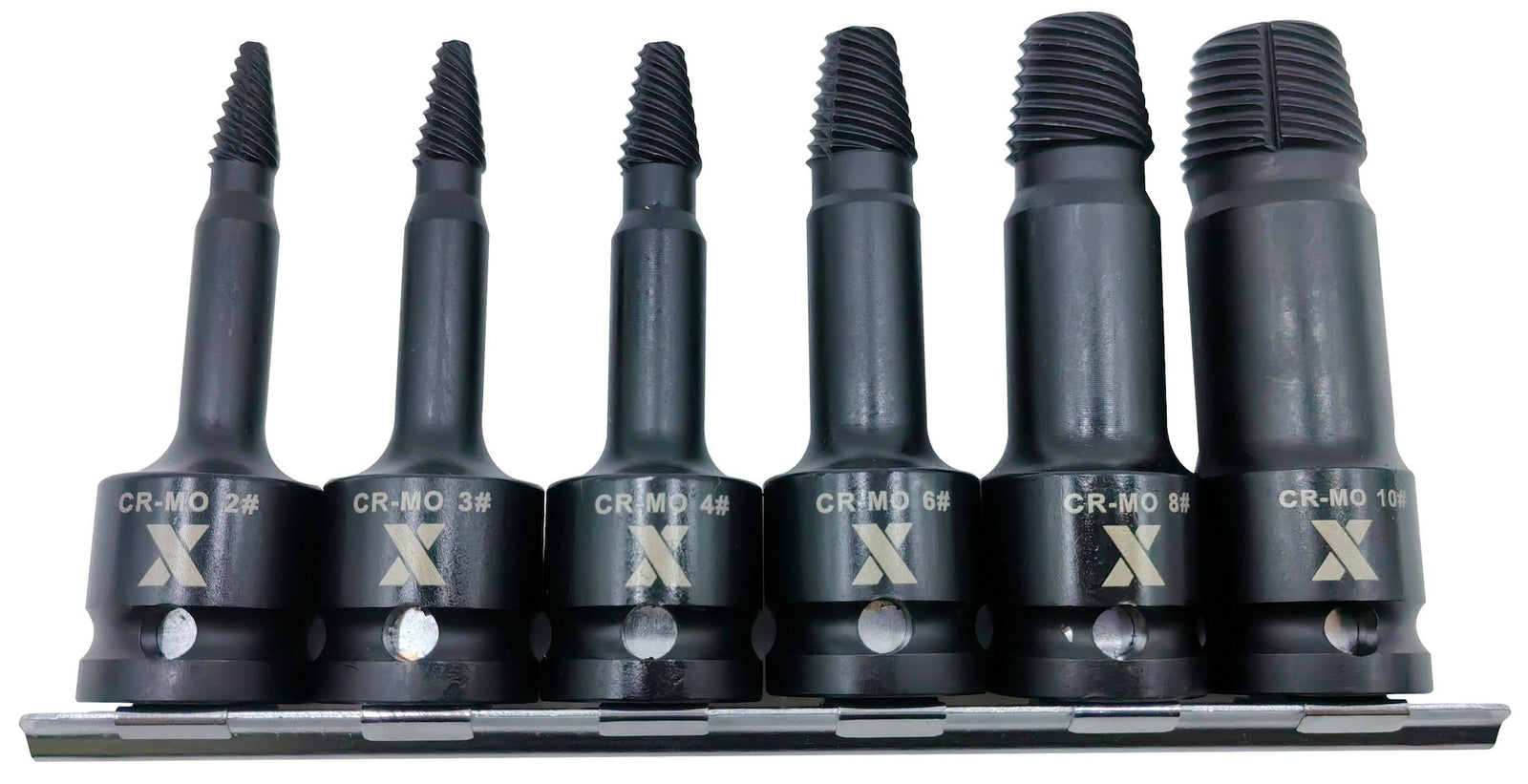 6 Piece 1/2" Drive Impact Screw Extractor Rail G0G3 - product image 2