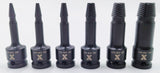 6 Piece 1/2" Drive Impact Screw Extractor Rail G0G3 - product image 6