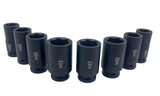 8 Piece 3/4" Deep Impact Socket Metric S5K2 - product image 2