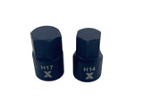 9 Piece Impact Stubby Bit Socket Rail Hex Metric Q3Y8 - product image 2