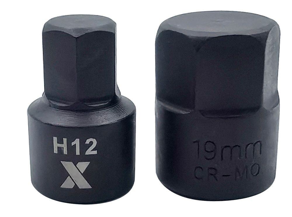 9 Piece Impact Stubby Bit Socket Rail Hex Metric Q3Y8 - product image 4