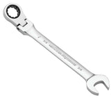 Flexhead Ratcheting Wrench, Assorted Sizes, SAE/ Metric, Metal, Chrome X1I5 - product image 1