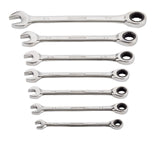 Ratcheting Wrench Set, SAE, Nickel-Chrome Plating, 7-pc S1A6 - product image 4