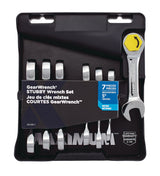 Stubby Ratcheting Wrench Set, Metric, Nickel-Chrome Plating, 7-pc Q7S5 - product image 4
