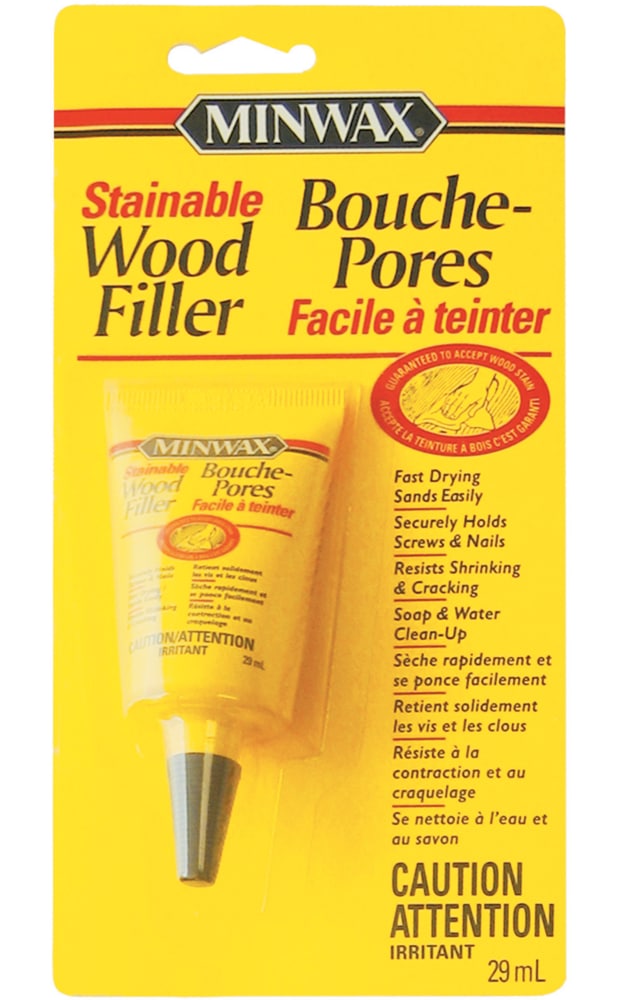 Stainable Interior/Exterior Wood Filler, Latex-Based, 29-mL T0O6