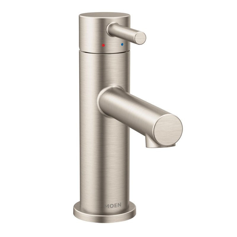 Align Single Handle High Arc Single Hole Bathroom Sink Faucet, Brushed Nickel L3N1