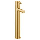 Align Single Handle High Arc Vessel Single Hole Bathroom Sink Faucet, WaterSense Certified, Brushed Gold V0O5 - product image 1