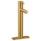 Align Single Handle High Arc Vessel Single Hole Bathroom Sink Faucet, WaterSense Certified, Brushed Gold V0O5 - product image 2