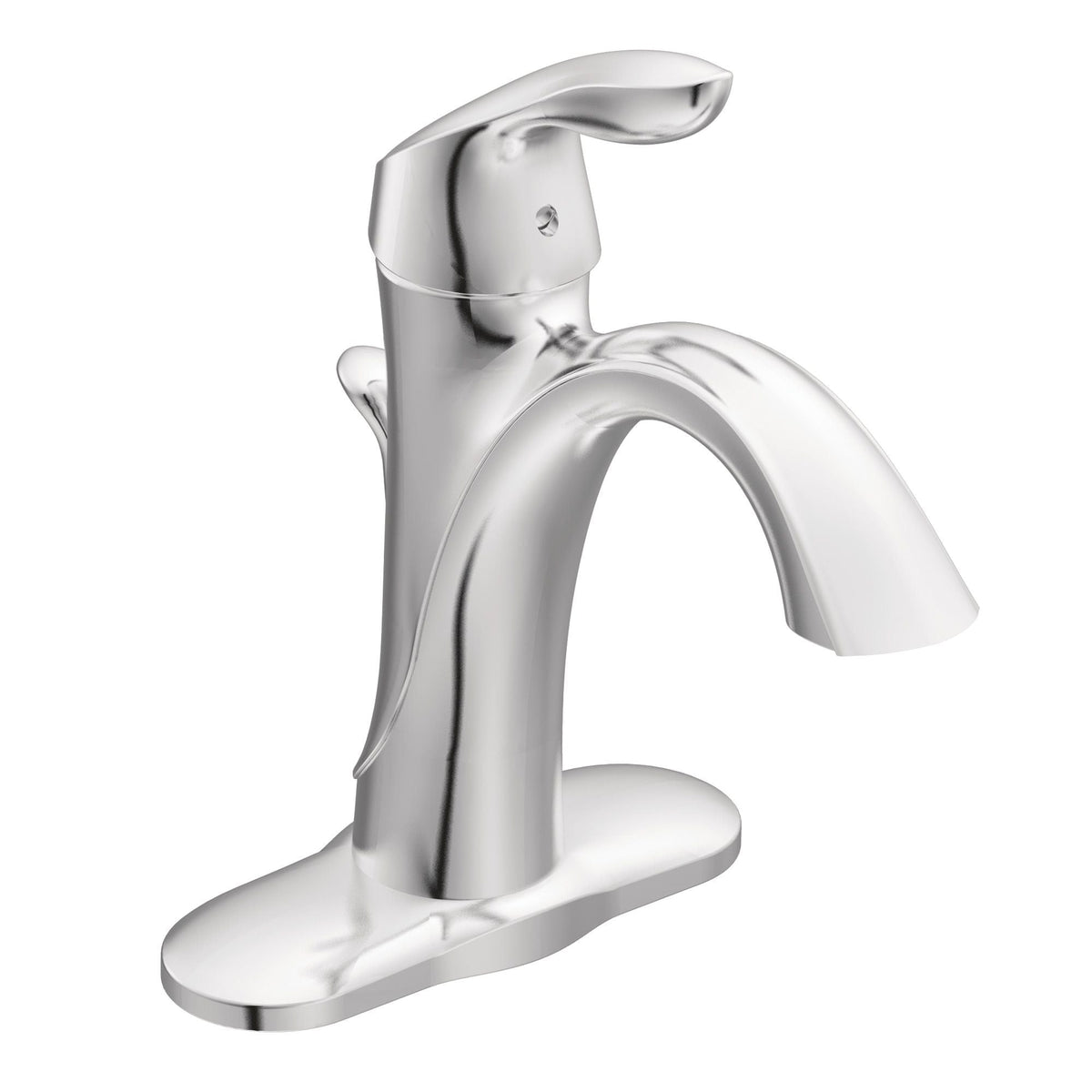 Eva Single Handle High Arc Single Hole Bathroom Sink Faucet, WaterSense Certified, Chrome H3N3 - product image 1