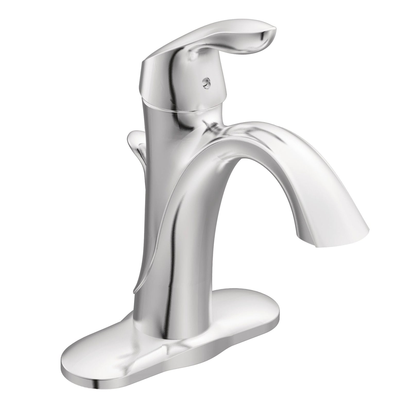 Eva Single Handle High Arc Single Hole Bathroom Sink Faucet, WaterSense Certified, Chrome E8T9 - product image 1
