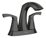 Lindor Double Handle Bathroom Faucet, Meets EPA WaterSense Criteria, Matte Black E3O2 - product image 1