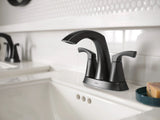 Lindor Double Handle Bathroom Faucet, Meets EPA WaterSense Criteria, Matte Black E3O2 - product image 3
