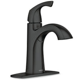 Lindor Single Handle Bathroom Faucet, Meets EPA WaterSense Criteria, Matte Black J2W9 - product image 1