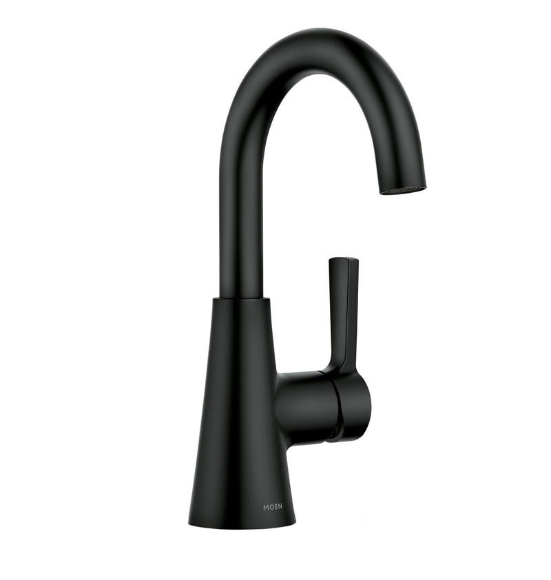 Mikah Single Handle Bathroom Faucet, Matte Black C2P9