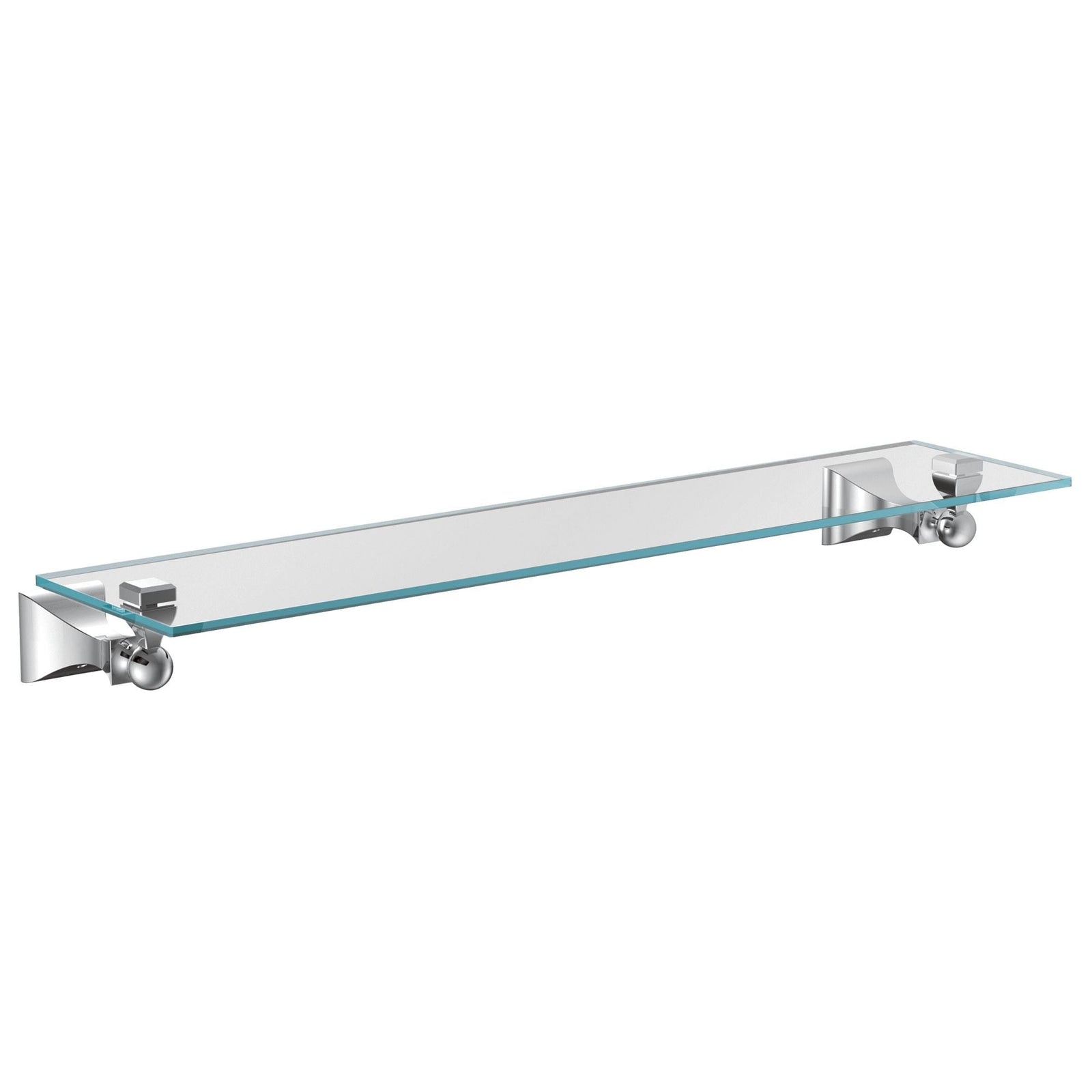 Retreat Glass Vanity Shelf, Chrome U3L9 - product image 1