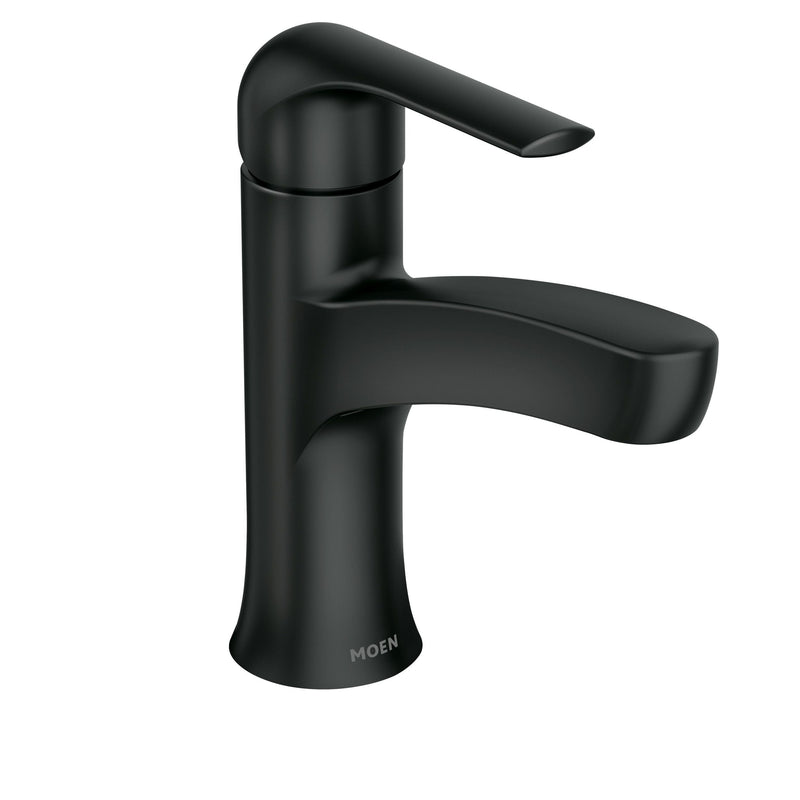 Tilson Single-Handle Matte Black Bathroom Lavatory/Bathroom Sink Faucet W1I7