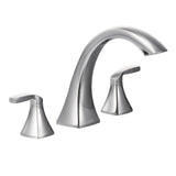 Voss 2-Handle Deck Mount Roman Tub Faucet Trim Kit, Valve Required, Chrome V1A1 - product image 1