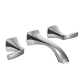 Voss Two-Handle Wall Mount Bathroom Faucet Trim Kit (Valve Required), Chrome B3U6 - product image 1