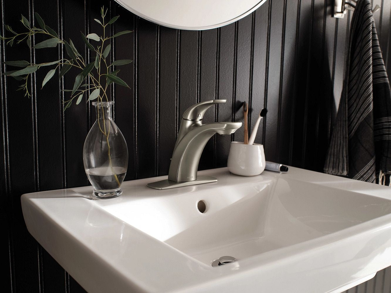 Zarina Single Handle Bathroom Faucet, Spot Resist Brushed Nickel P9F7 - product image 3