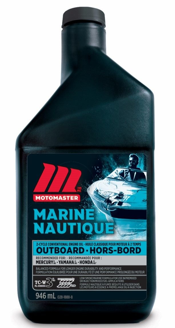 2-Cycle Outboard Engine Oil, 946-ml A6S6 - product image 1